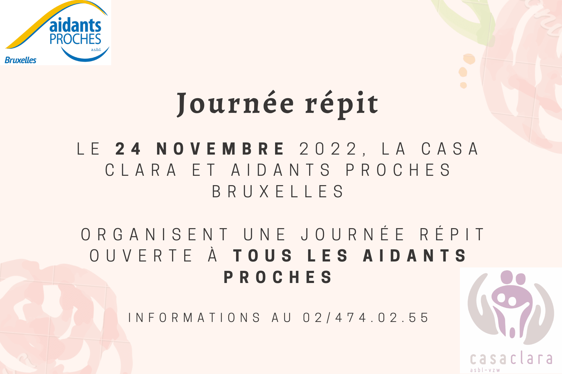 Journée de répit ouverte à tous les aidants proches Aidants Proches